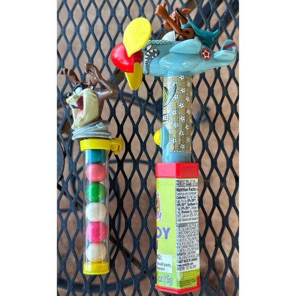 Set of 2 Scooby Doo and Tasmanian Candy Dispensers Plastic - Picture 3 of 7